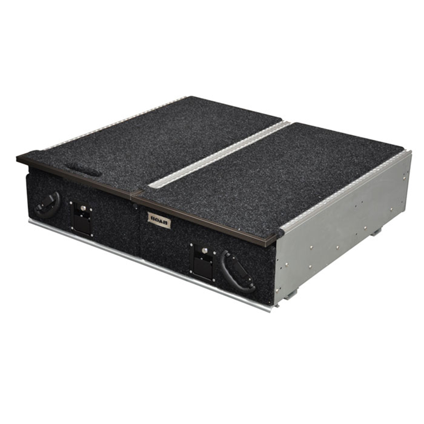 DOUBLE ROLLER DRAWER WITH LEFT-HAND FRIDGE SLIDER – BOAB OFFROAD