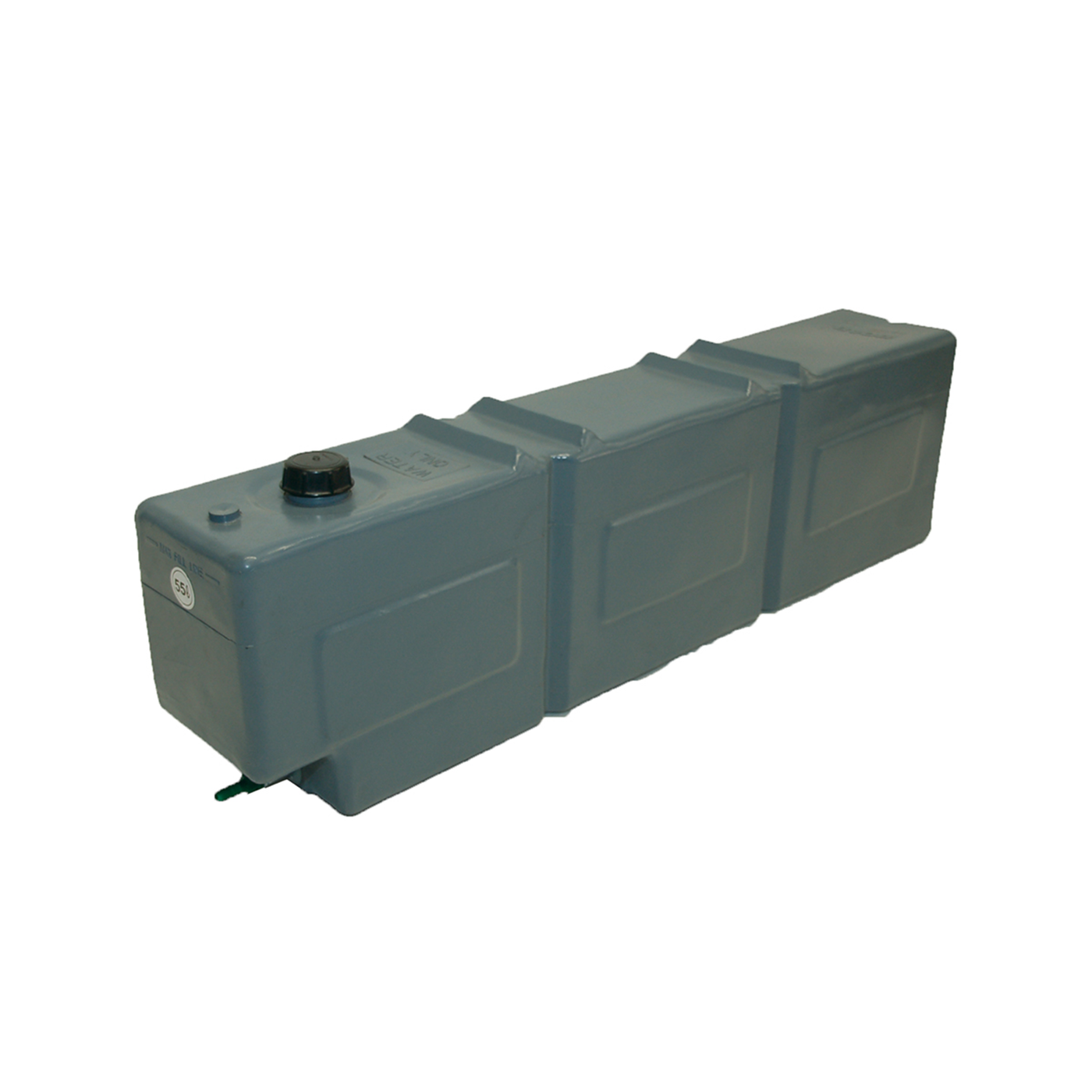 55 LITRE RECTANGLE, POLY WATER TANK